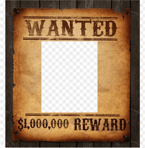most wanted poster png